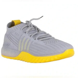 DANSKIN | Women’s Positive Sneakers in Grey and Yellow Size 8